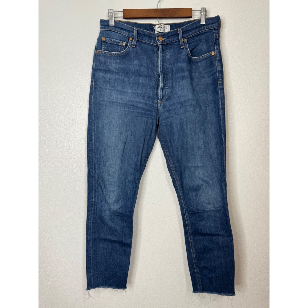 Agolde Button Fly Straight‎ Leg Jeans Size 30